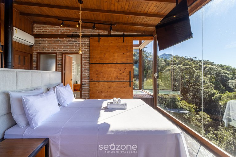 Cabana romântica com vista incrível VST002