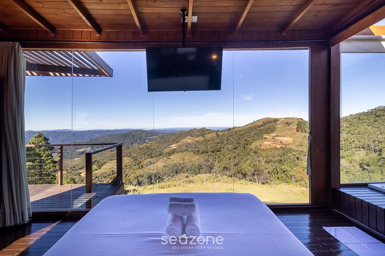 Cabana com Vista Incrível na serra VST001