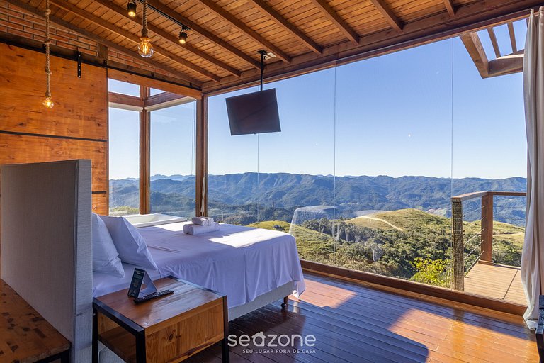 Cabaña con vista panorámica a la Sierra VST006