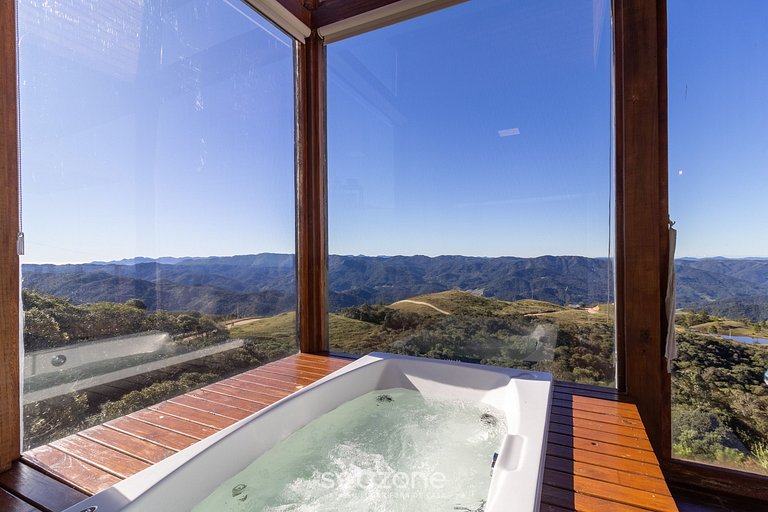 Cabana com vista panorâmica da Serra VST006