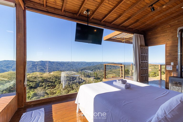 Cabana com vista panorâmica da Serra VST006