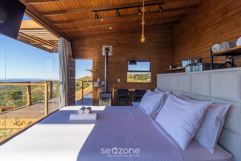 Cabaña con vista panorámica a la Sierra VST006