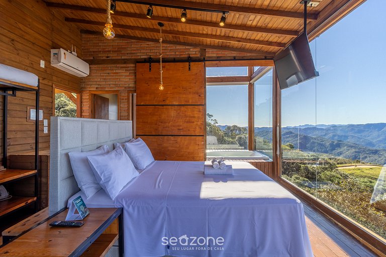 Cabana com vista panorâmica da Serra VST006