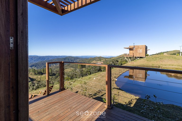 Cabaña con vista panorámica a la Sierra VST006