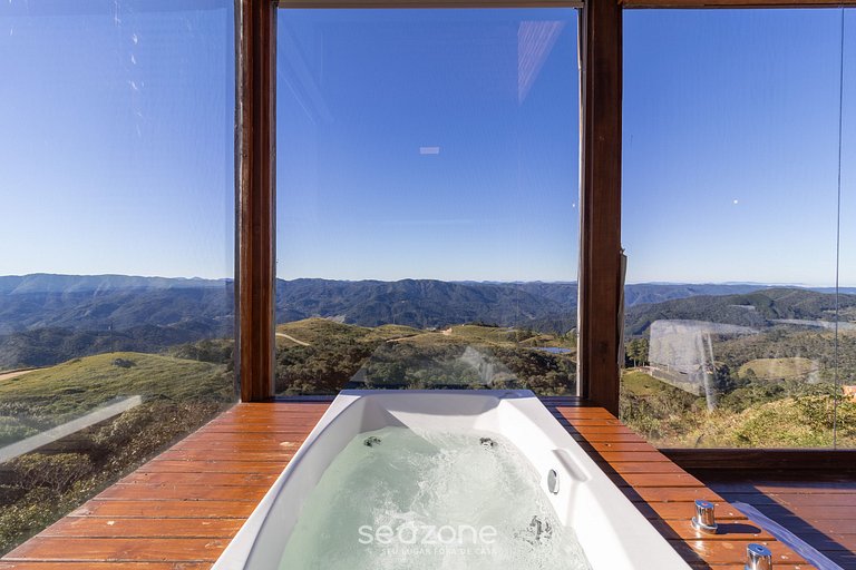 Cabaña con vista panorámica a la Sierra VST006