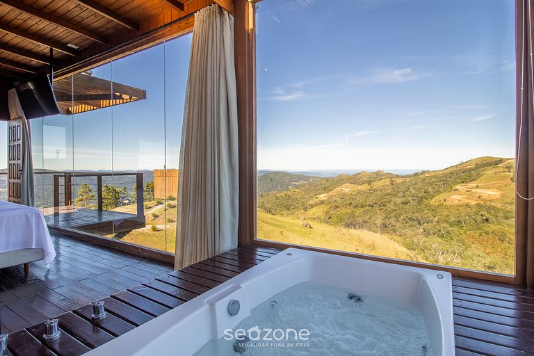 Cabana rústica com vista incrivel VST003