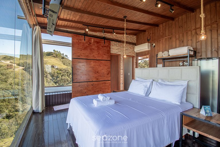 Cabana rústica com vista incrivel VST003