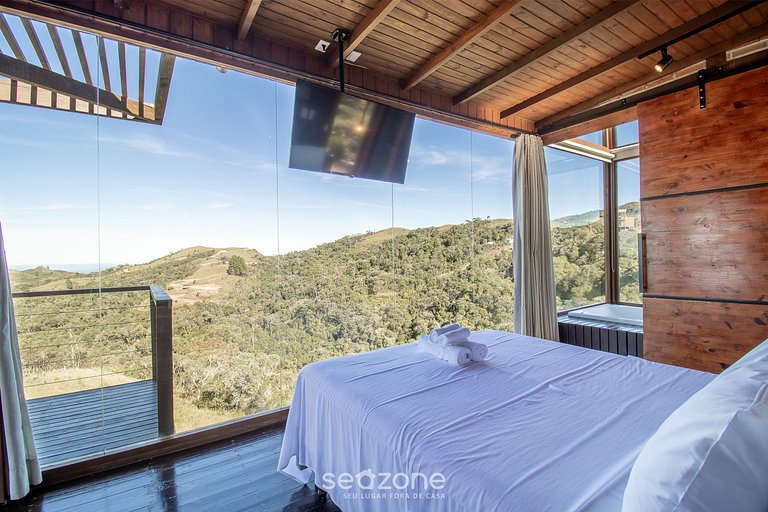 Cabana rústica com vista incrivel VST003
