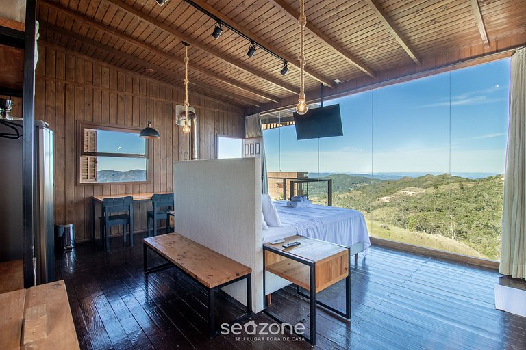 Cabana rústica com vista incrivel VST003