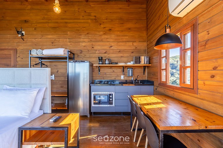 Cabaña rústica estilo industrial en la sierra VST009