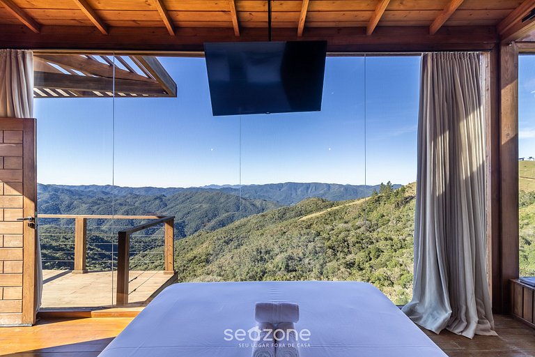 Cabana c/estilo rústico industrial na serra VST009