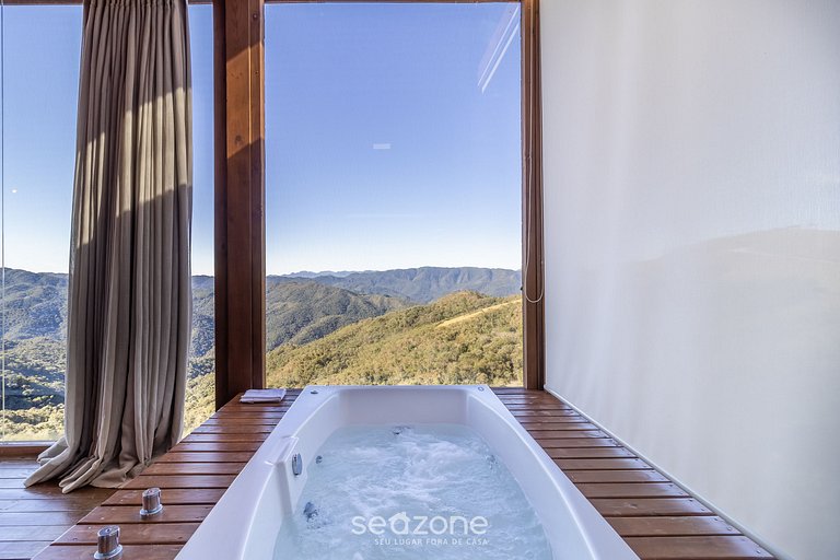 Cabana c/estilo rústico industrial na serra VST009