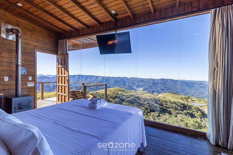 Hermosa cabaña con jacuzzi y vista increíble VST004