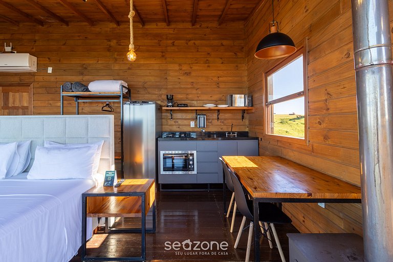 Hermosa cabaña con jacuzzi y vista increíble VST004