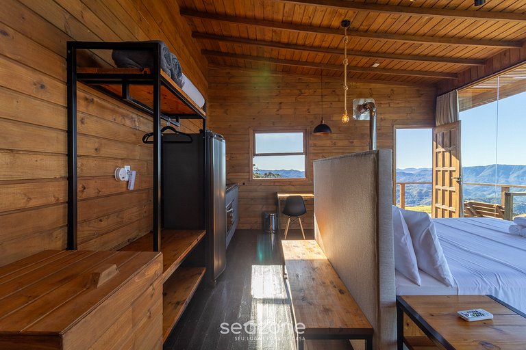 Hermosa cabaña con jacuzzi y vista increíble VST004