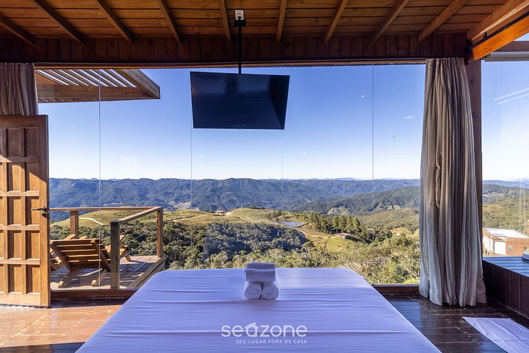 Hermosa cabaña con jacuzzi y vista increíble VST004