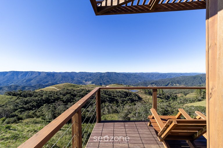 Hermosa cabaña con jacuzzi y vista increíble VST004