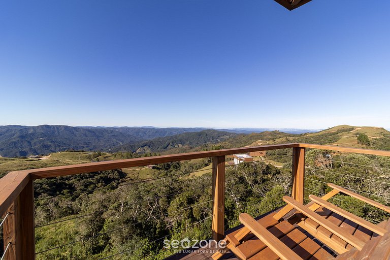 Hermosa cabaña con jacuzzi y vista increíble VST004