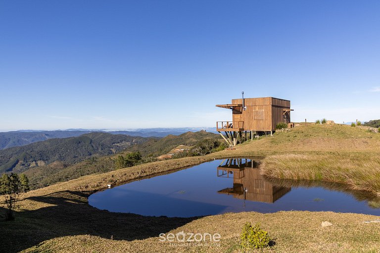 Hermosa cabaña con jacuzzi y vista increíble VST004