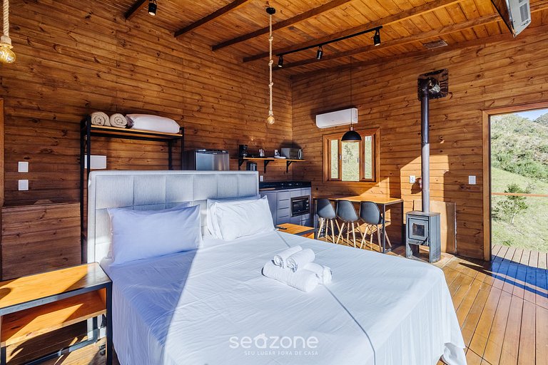 Acogedora cabaña con jacuzzi VST019