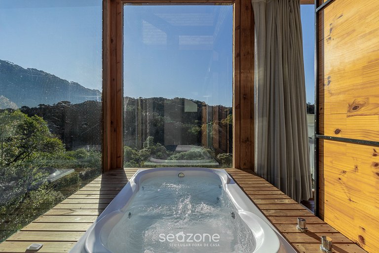 Cabana perfeita c/jacuzzi na serra VST017