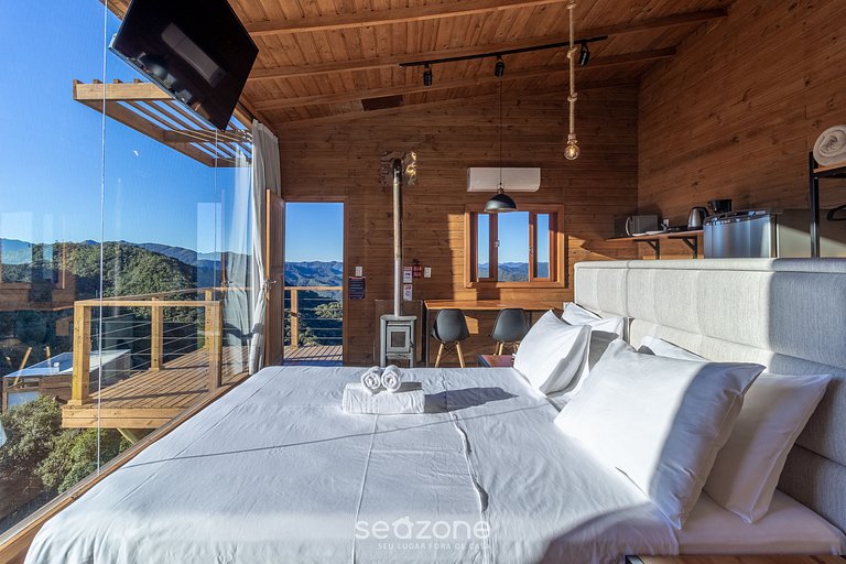 Cabana perfeita c/jacuzzi na serra VST017