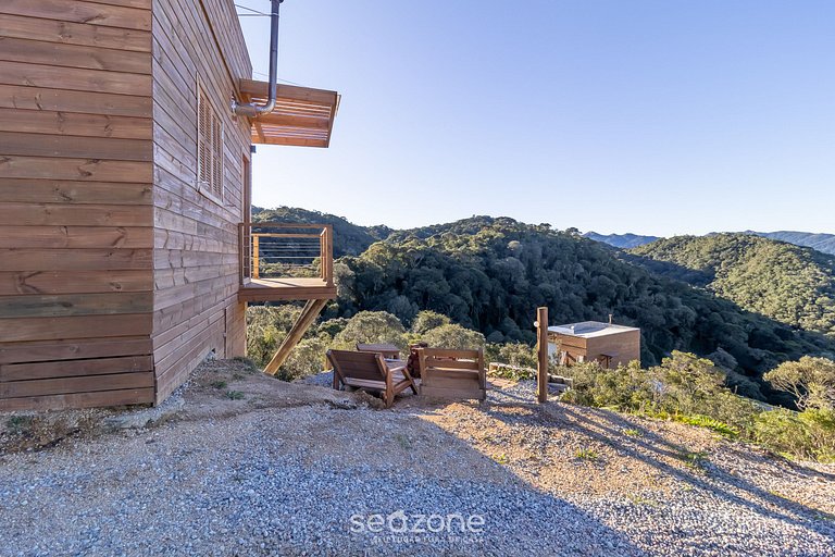 Cabaña perfecta c/jacuzzi en las montañas VST017