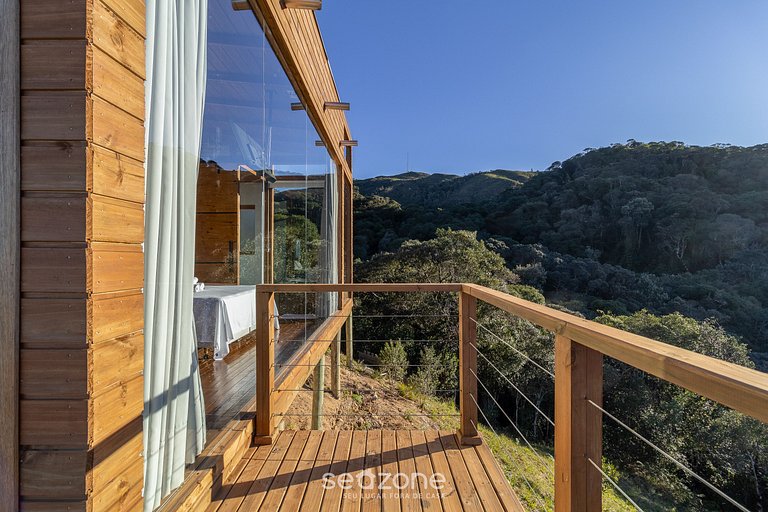 Cabaña perfecta c/jacuzzi en las montañas VST017