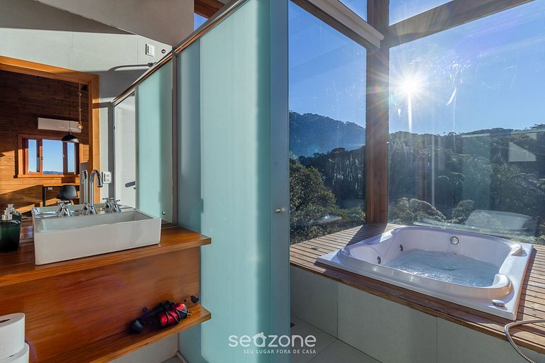 Cabaña perfecta c/jacuzzi en las montañas VST017