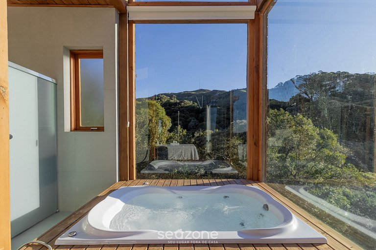 Cabana perfeita c/jacuzzi na serra VST017