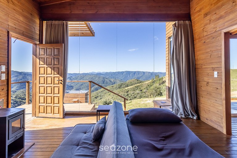 Cabaña con vista panorámica y jacuzzi VST022