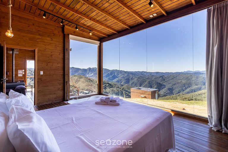 Cabaña con vista panorámica y jacuzzi VST022