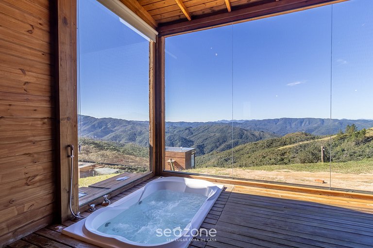 Cabaña con vista panorámica y jacuzzi VST022