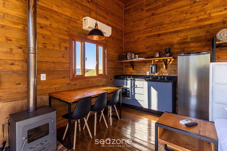 Cabaña con impresionantes vistas a las montañas VST020