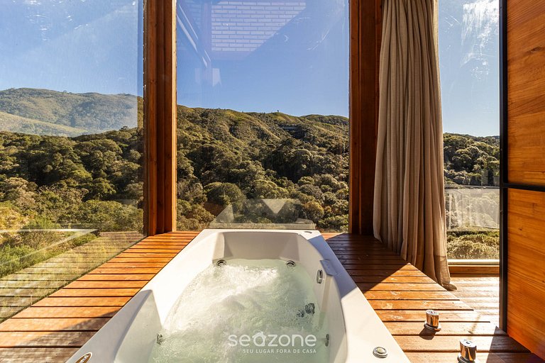 Cabana com vista deslumbrante na serra VST020