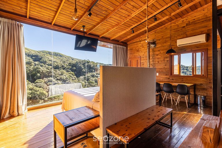 Cabana com vista deslumbrante na serra VST020