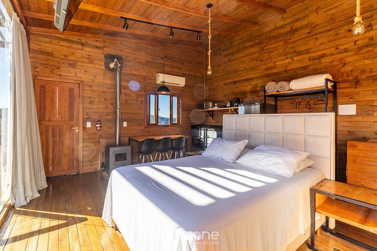 Cabaña con impresionantes vistas a las montañas VST020