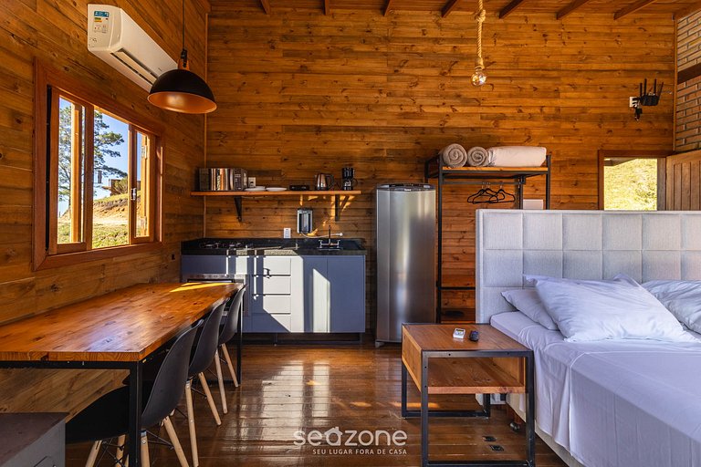 Cabaña con impresionantes vistas a las montañas VST020