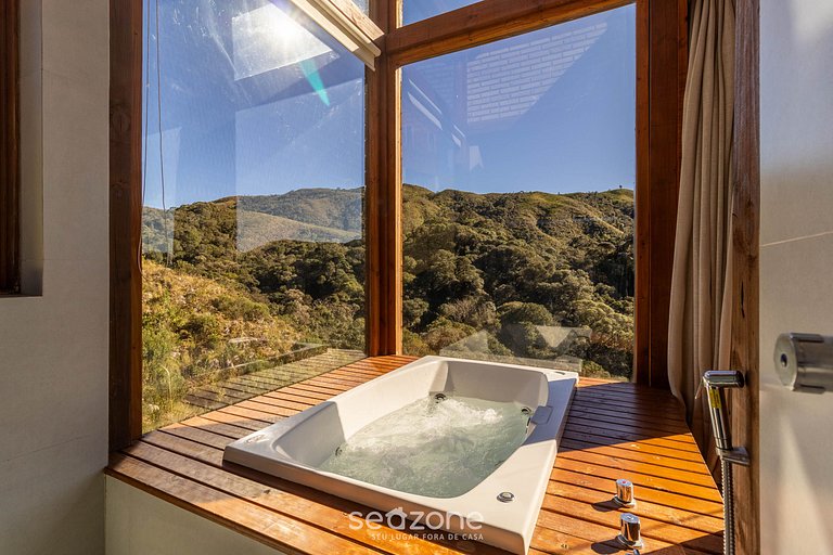 Cabaña con impresionantes vistas a las montañas VST020