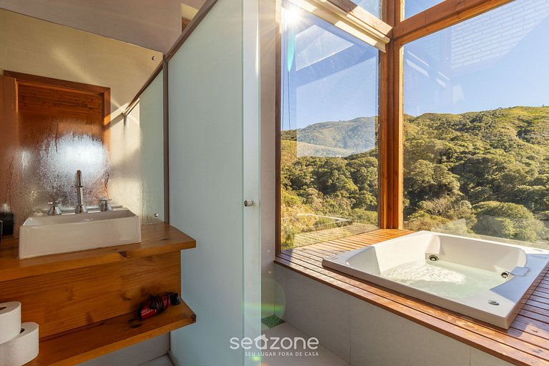 Cabana com vista deslumbrante na serra VST020