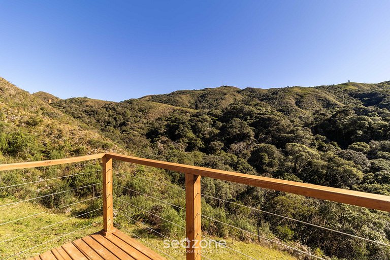 Cabana com vista deslumbrante na serra VST020