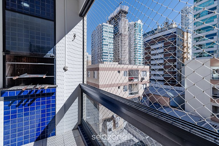 Depto c/ balcón 150m del mar Meia Praia RCB405