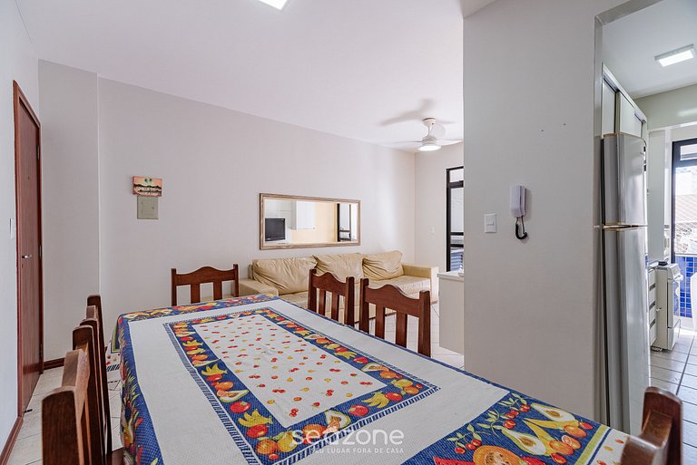 Depto c/ balcón 150m del mar Meia Praia RCB405