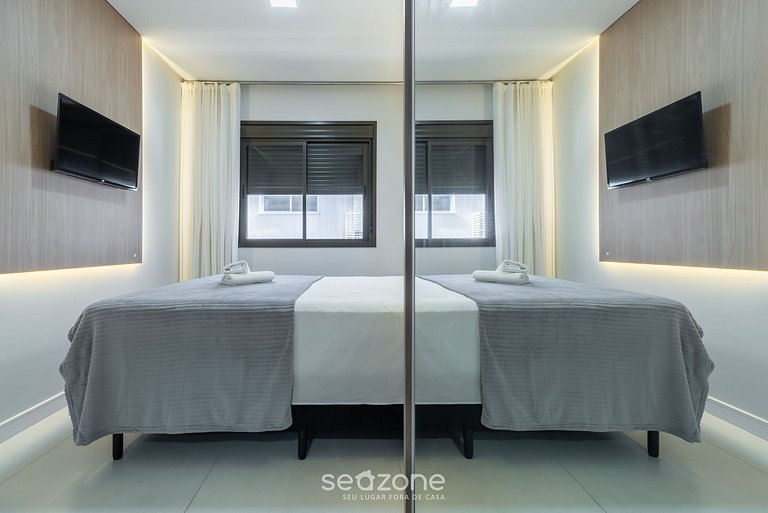 Apto 2Q c/ churrasq. 300m da Praia DRL0207