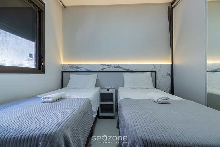 Apto 2Q c/ churrasq. 300m da Praia DRL0207