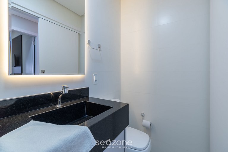 Apto 2Q c/ churrasq. 300m da Praia DRL0207