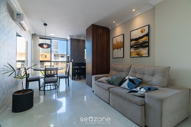 Apto 2Q quadra mar c/ churrasq Bombinhas UML0103