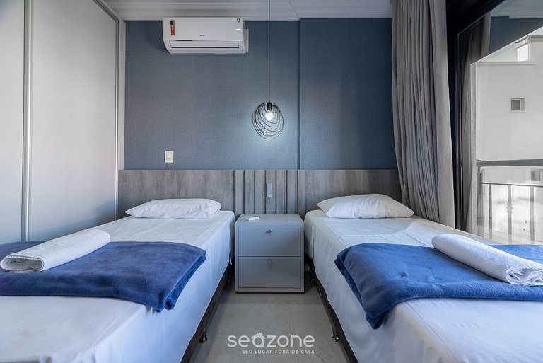 Apto 2Q quadra mar c/ churrasq Bombinhas UML0103