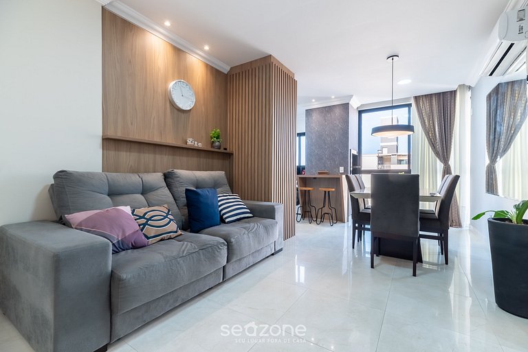 Apto 2D con parrilla junto al mar UML0104