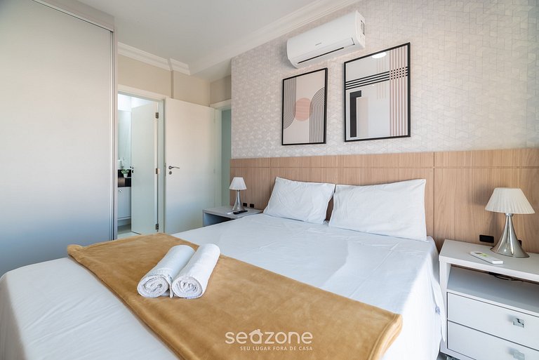 Apto 2D con parrilla junto al mar UML0104